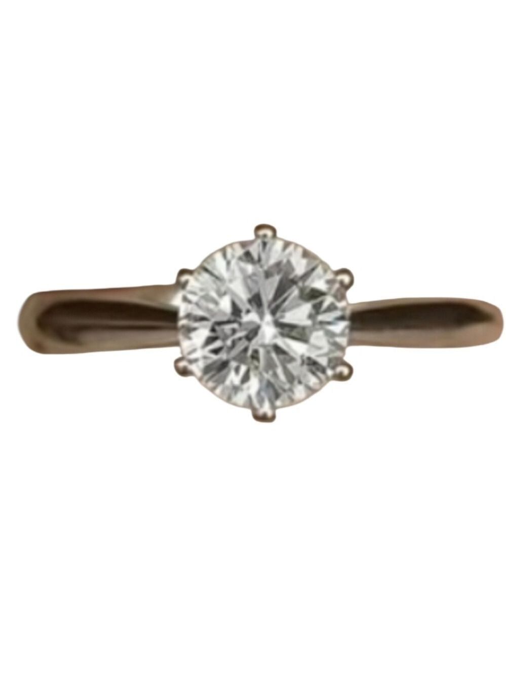 Moissanite Diamond Silver Ring 2 CT